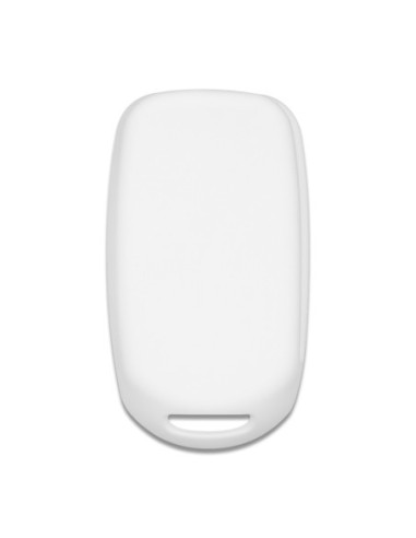 Guscio in Silicone Cover Chiave per Telecomando Fiat 500 500X Tipo 4 Tasti Bianco