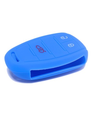 Guscio in Silicone Cover Chiave Telecomando Alfa Romeo 3 Tasti Blu Giulia Stelvio Giulietta