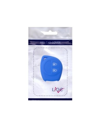 Guscio in Silicone Cover Chiave per Telecomando Suzuki 2 Tasti Blu Suzuki Swift Vitara Jimny Gran Vitara Ignis Alto SX4 Liana Splash Baleno Karimun Wagon R Opel Agila Fiat Sedici