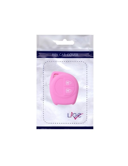 Guscio in Silicone Cover Chiave per Telecomando Suzuki 2 Tasti Rosa Suzuki Swift Vitara Jimny Gran Vitara Ignis Alto SX4 Liana Splash Baleno Karimun Wagon R Opel Agila Fiat Sedici