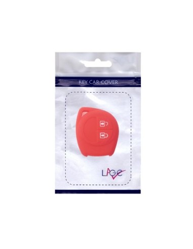 Guscio in Silicone Cover Chiave per Telecomando Suzuki 2 Tasti Rosso Suzuki Swift Vitara Jimny Gran Vitara Ignis Alto SX4 Liana Splash Baleno Karimun Wagon R Opel Agila Fiat Sedici