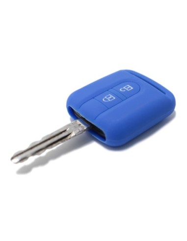Guscio in Silicone Cover Chiave per Telecomando Nissan 2 Tasti Blu Qashqai Xtrail Micra Terrano Murano Almera Note Juke