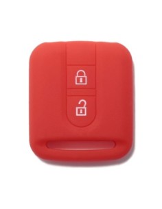 Guscio in Silicone Cover Chiave per Telecomando Nissan 2 Tasti Rosso Qashqai Xtrail Micra Terrano Murano Almera Note Juke
