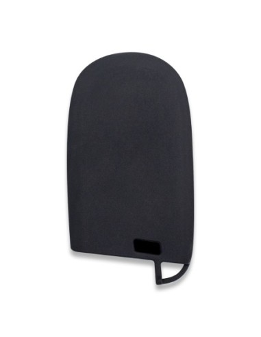 Guscio in Silicone Cover Chiave Telecomando Jeep Fiat Chrysler Dodge 5 Tasti Portachiavi Idea Regalo Nero