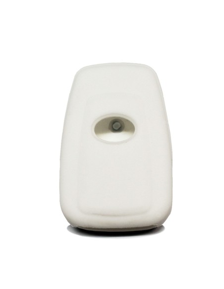Guscio Silicone Cover Chiave per Telecomando Toyota Portachiavi Bianco 3 Tasti per Land Cruiser Prado Camry V70 C-HR Prius Corolla RAV4 Avalon