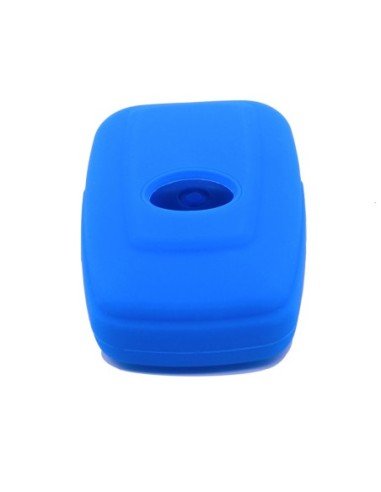 Guscio Silicone Cover Chiave per Telecomando Toyota Portachiavi Blu 3 Tasti per Land Cruiser Prado Camry V70 C-HR Prius Corolla RAV4 Avalon