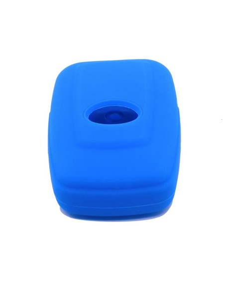 Guscio Silicone Cover Chiave per Telecomando Toyota Portachiavi Blu 3 Tasti per Land Cruiser Prado Camry V70 C-HR Prius Corolla RAV4 Avalon