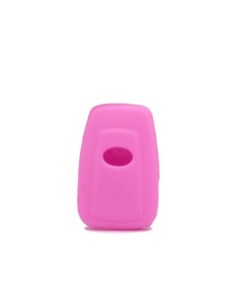 Guscio Silicone Cover Chiave per Telecomando Toyota Portachiavi Rosa 3 Tasti per Land Cruiser Prado Camry V70 C-HR Prius Corolla RAV4 Avalon 2
