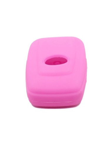 Guscio Silicone Cover Chiave per Telecomando Toyota Portachiavi Rosa 3 Tasti per Land Cruiser Prado Camry V70 C-HR Prius Corolla RAV4 Avalon