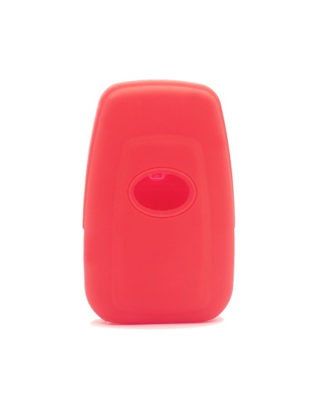 Guscio Silicone Cover Chiave per Telecomando Toyota Portachiavi Rosso 3 Tasti per Land Cruiser Prado Camry V70 C-HR Prius Corolla RAV4 Avalon