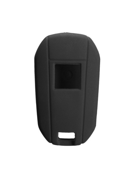 Guscio Silicone Cover Chiave Telecomando Peugeot e Citroen Portachiavi Nero Peugeot 208 301 308 408 508 2008 3008 5008 Citroen Cactus C3 C5 C6 C8 C4L DS3 DS4 DS5