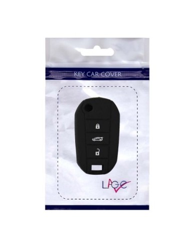 Guscio Silicone Cover Chiave Telecomando Peugeot e Citroen Portachiavi Nero Peugeot 208 301 308 408 508 2008 3008 5008 Citroen Cactus C3 C5 C6 C8 C4L DS3 DS4 DS5