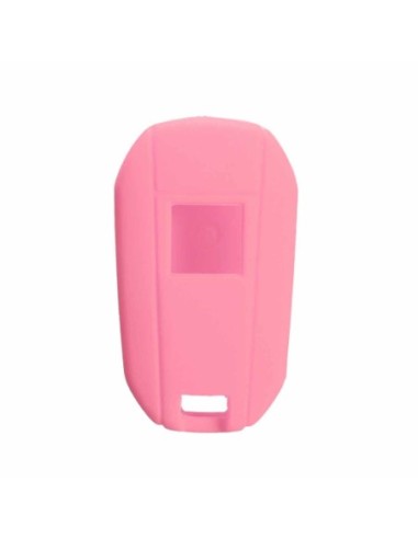 Guscio Silicone Cover Chiave Telecomando Peugeot e Citroen Portachiavi Rosa Peugeot 208 301 308 408 508 2008 3008 5008 Citroen Cactus C3 C5 C6 C8 C4L DS3 DS4 DS5