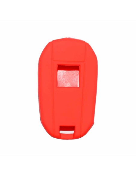 Guscio Silicone Cover Chiave Telecomando Peugeot e Citroen Portachiavi Rosso Peugeot 208 301 308 408 508 2008 3008 5008 Citroen Cactus C3 C5 C6 C8 C4L DS3 DS4 DS5