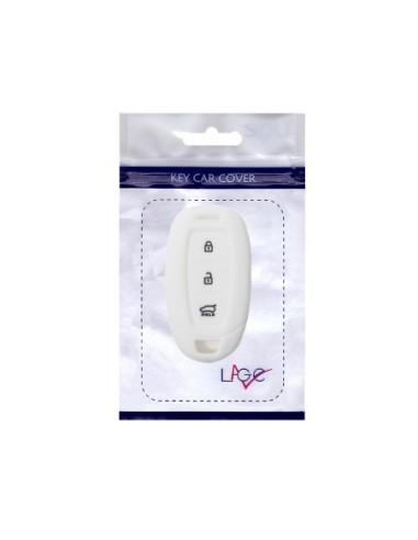 Guscio Silicone Cover Chiave Telecomando Hyundai Bianco Keyless-Entry 3 Tasti per i30 ix35 IG Solaris Azera Elantra Grandeur Accent Santa Fe