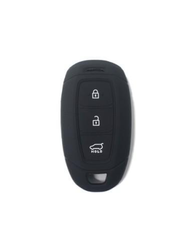 Guscio Silicone Cover Chiave Telecomando Hyundai Nero Keyless-Entry 3 Tasti per i30 ix35 IG Solaris Azera Elantra Grandeur Accent Santa Fe