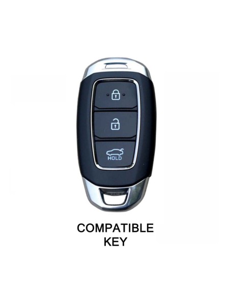 Guscio Silicone Cover Chiave Telecomando Hyundai Rosa Keyless-Entry 3 Tasti per i30 ix35 IG Solaris Azera Elantra Grandeur Accent Santa Fe