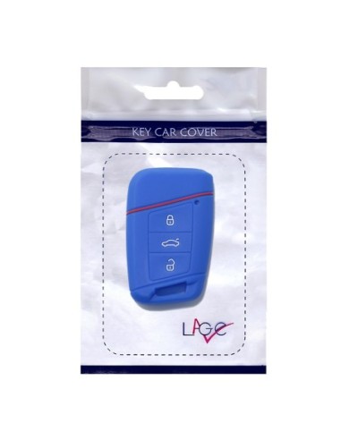 Guscio in Silicone Cover Chiave per Telecomando Volkswagen Skoda Blu  Magotan Passat B8 Skoda Superb Kodiaq A7 Portachiavi