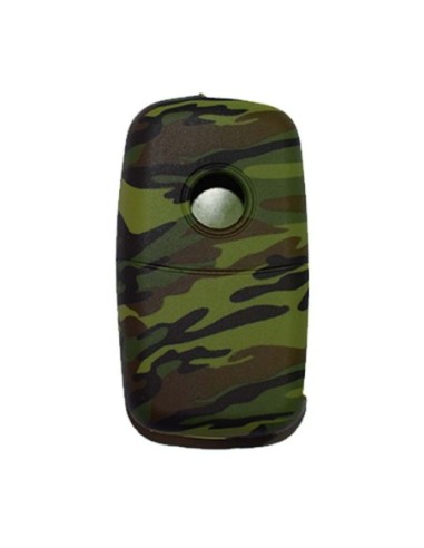 Guscio in Silicone Cover Chiave per Telecomando Volkswagen Seat Skoda Portachiave Camouflage VW Golf Passat Polo Touran Tiguan Eos Sharan Touareg Phateon Caddy T5 Amarok Lupo Seat Altea Alhambra Leon Ibiza Exeo Cordoba Arosa Skoda Octavia Fabia Superb