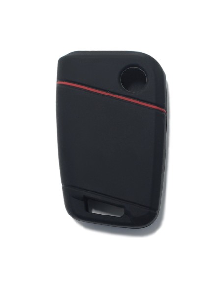 Guscio in Silicone Cover Chiave per Telecomando Volkswagen Skoda Nero Magotan Passat B8 Skoda Superb Kodiaq A7 Portachiavi
