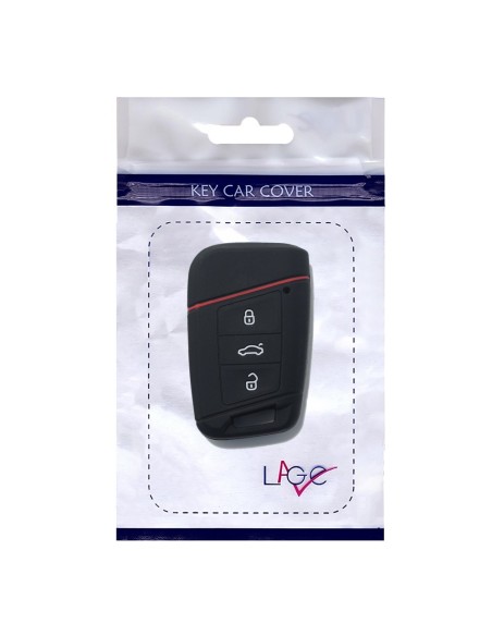 Guscio in Silicone Cover Chiave per Telecomando Volkswagen Skoda Nero Magotan Passat B8 Skoda Superb Kodiaq A7 Portachiavi
