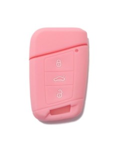 Guscio in Silicone Cover Chiave per Telecomando Volkswagen Skoda Rosa Magotan Passat B8 Skoda Superb Kodiaq A7 Portachiavi