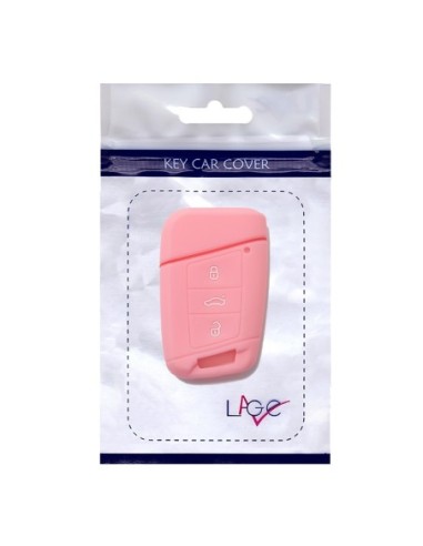 Guscio in Silicone Cover Chiave per Telecomando Volkswagen Skoda Rosa Magotan Passat B8 Skoda Superb Kodiaq A7 Portachiavi