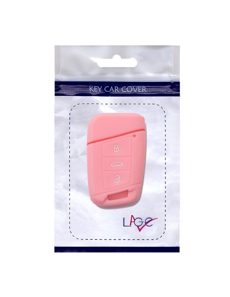 Guscio in Silicone Cover Chiave per Telecomando Volkswagen Skoda Rosa Magotan Passat B8 Skoda Superb Kodiaq A7 Portachiavi