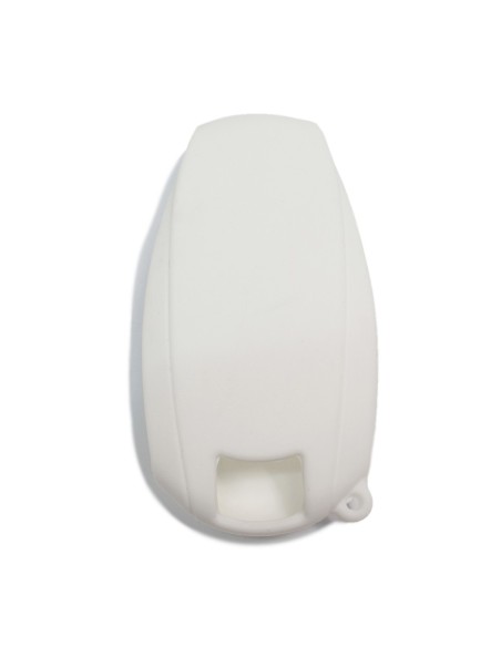 Guscio Silicone Cover Chiave Telecomando Volkswagen Touareg 2011-2014 Bianco 3 Tasti