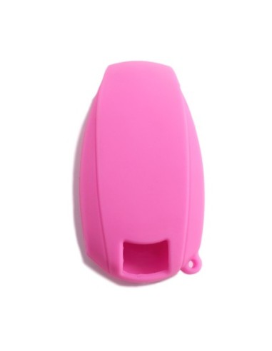 Guscio Silicone Cover Chiave Telecomando Volkswagen Touareg 2011-2014 Rosa 3 Tasti