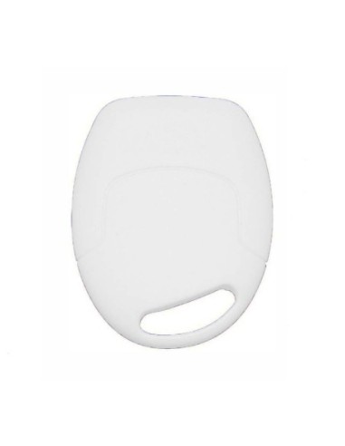 Guscio Silicone Cover Chiave per Telecomando Ford Portachiavi Bianco 3 Tasti C-Max Fiesta Focus KA Mondeo Transit