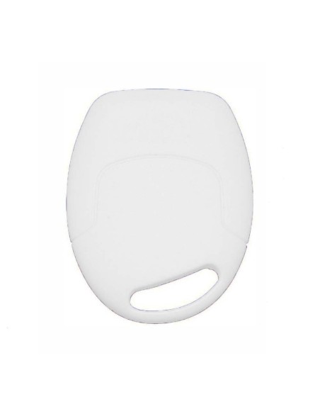 Guscio Silicone Cover Chiave per Telecomando Ford Portachiavi Bianco 3 Tasti C-Max Fiesta Focus KA Mondeo Transit
