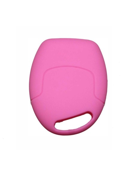 Guscio in Silicone Cover Chiave per Telecomando Ford Portachiavi Rosa 3 Tasti C-Max Fiesta Focus KA Mondeo Transit