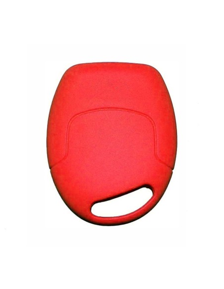 Guscio in Silicone Cover Chiave per Telecomando Ford Portachiavi Rosso 3 Tasti C-Max Fiesta Focus KA Mondeo Transit