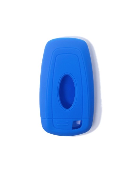 Guscio Silicone Cover Chiave per Telecomando Ford Blu Keyless-Entry 4 Tasti Mondeo Explorer Flex Mustang Fusion MKC MKX MKZ