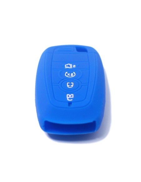 Guscio Silicone Cover Chiave per Telecomando Ford Blu Keyless-Entry 4 Tasti Mondeo Explorer Flex Mustang Fusion MKC MKX MKZ
