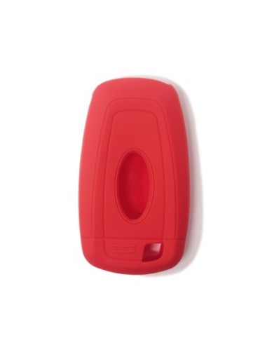 Guscio Silicone Cover Chiave per Telecomando Ford Rosso Keyless-Entry 4 Tasti Mondeo Explorer Flex Mustang Fusion MKC MKX MKZ