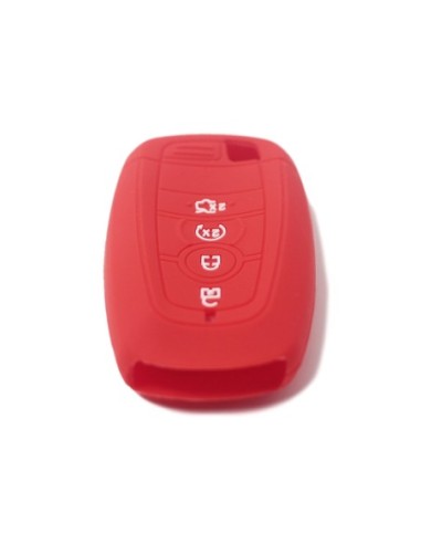 Guscio Silicone Cover Chiave per Telecomando Ford Rosso Keyless-Entry 4 Tasti Mondeo Explorer Flex Mustang Fusion MKC MKX MKZ