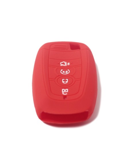 Guscio Silicone Cover Chiave per Telecomando Ford Rosso Keyless-Entry 4 Tasti Mondeo Explorer Flex Mustang Fusion MKC MKX MKZ