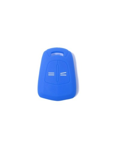 Guscio in Silicone Cover Chiave per Telecomando Opel 2 Tasti Blu Corsa Agila Astra Meriva Combo Vectra Zafira Signum