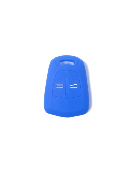 Guscio in Silicone Cover Chiave per Telecomando Opel 2 Tasti Blu Corsa Agila Astra Meriva Combo Vectra Zafira Signum
