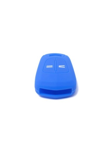 Guscio in Silicone Cover Chiave per Telecomando Opel 2 Tasti Blu Corsa Agila Astra Meriva Combo Vectra Zafira Signum