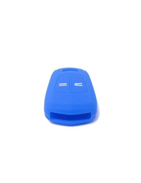 Guscio in Silicone Cover Chiave per Telecomando Opel 2 Tasti Blu Corsa Agila Astra Meriva Combo Vectra Zafira Signum