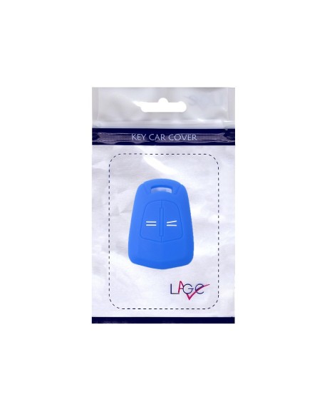 Guscio in Silicone Cover Chiave per Telecomando Opel 2 Tasti Blu Corsa Agila Astra Meriva Combo Vectra Zafira Signum