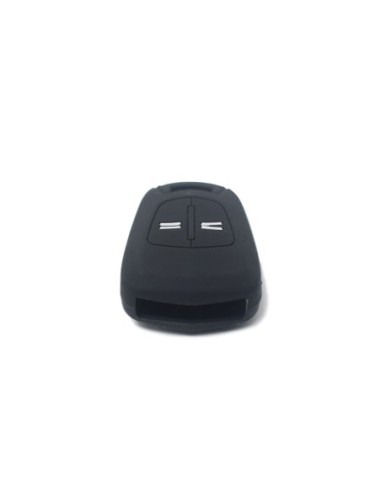 Guscio in Silicone Cover Chiave per Telecomando Opel 2 Tasti Nero Corsa Agila Astra Meriva Combo Vectra Zafira Signum