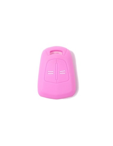 Guscio in Silicone Cover Chiave per Telecomando Opel 2 Tasti Rosa Corsa Agila Astra Meriva Combo Vectra Zafira Signum