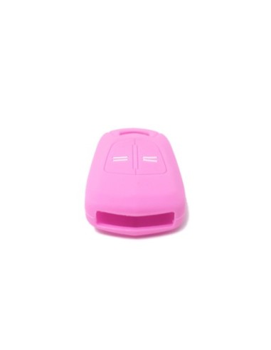 Guscio in Silicone Cover Chiave per Telecomando Opel 2 Tasti Rosa Corsa Agila Astra Meriva Combo Vectra Zafira Signum