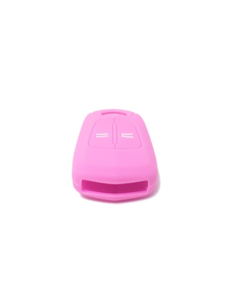 Guscio in Silicone Cover Chiave per Telecomando Opel 2 Tasti Rosa Corsa Agila Astra Meriva Combo Vectra Zafira Signum