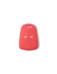 Guscio in Silicone Cover Chiave per Telecomando Opel 2 Tasti Rosso Corsa Agila Astra Meriva Combo Vectra Zafira Signum