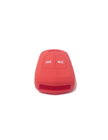 Guscio in Silicone Cover Chiave per Telecomando Opel 2 Tasti Rosso Corsa Agila Astra Meriva Combo Vectra Zafira Signum